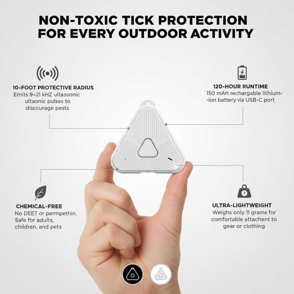 LEVANCE™ Ultrasonic Tick Repelling Device