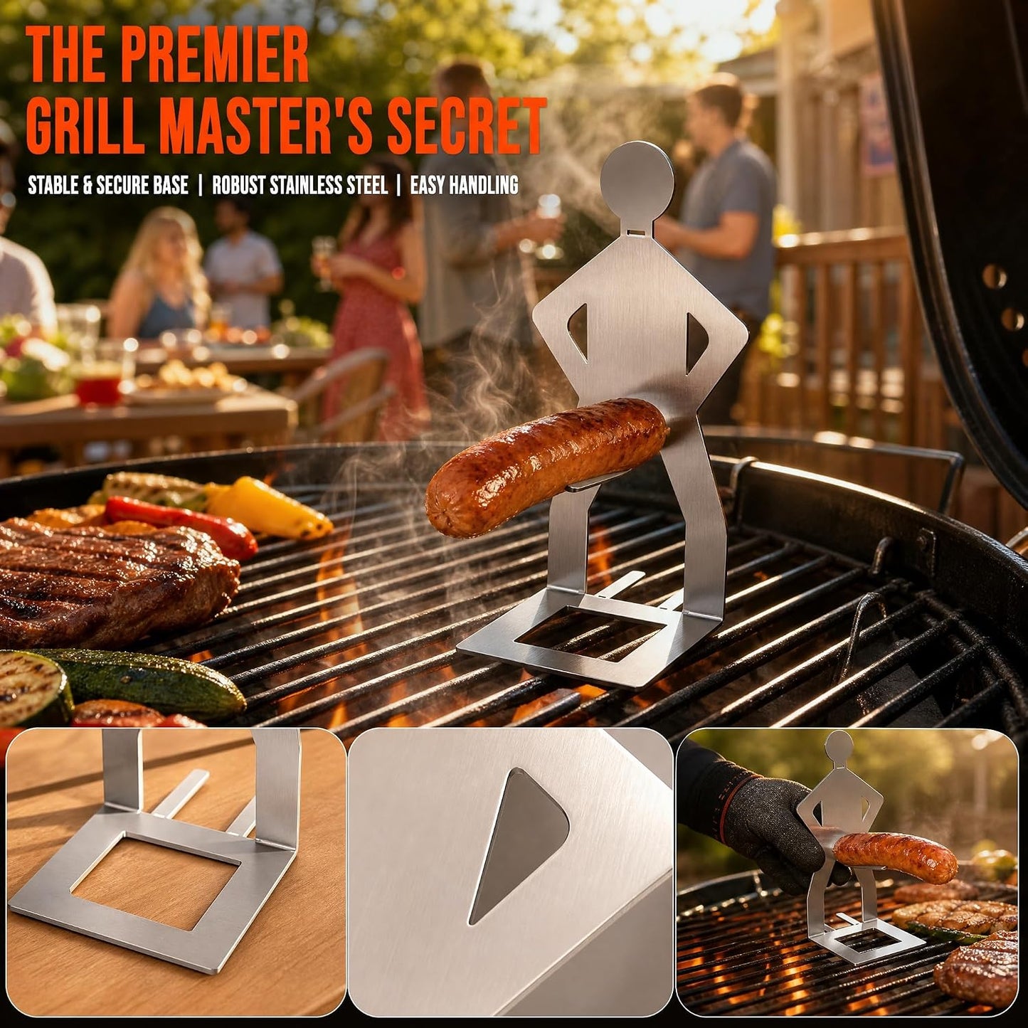 Sausage Squad™ Grill Holders