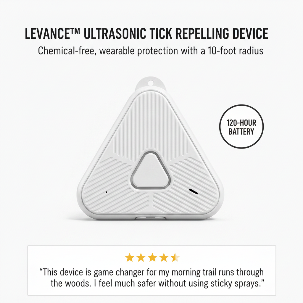 LEVANCE™ Ultrasonic Tick Repelling Device