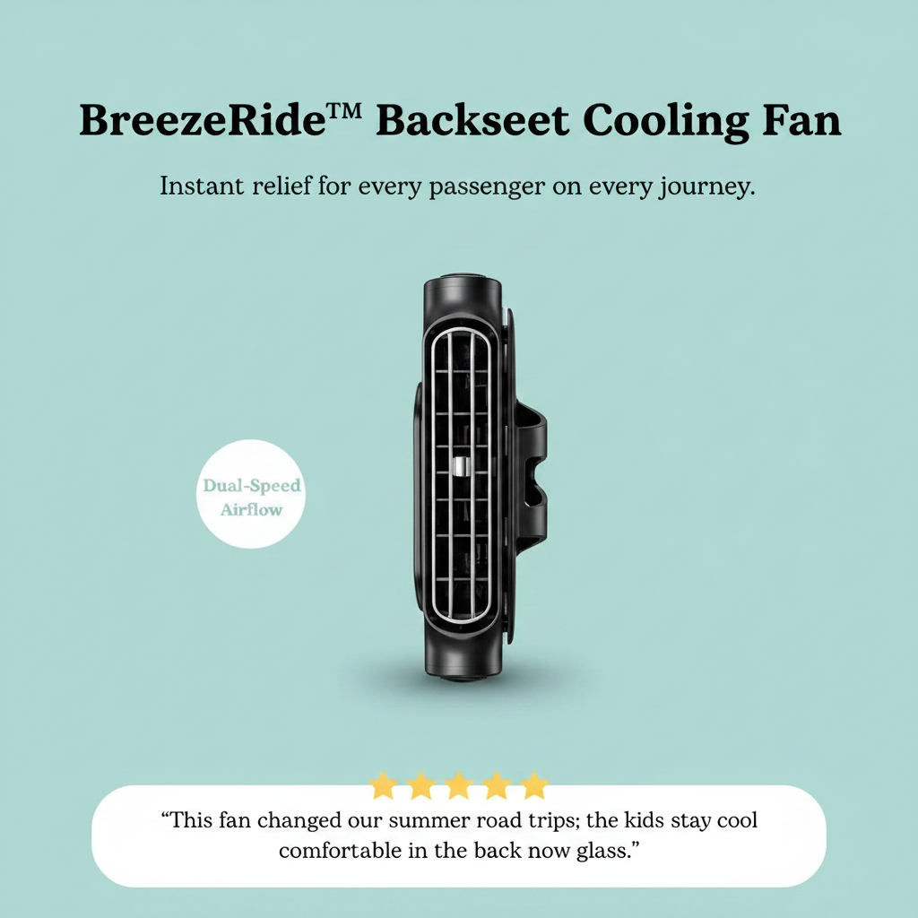 BreezeRide™ Backseat Cooling Fan