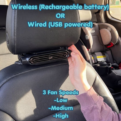 BreezeRide™ Headrest Fan