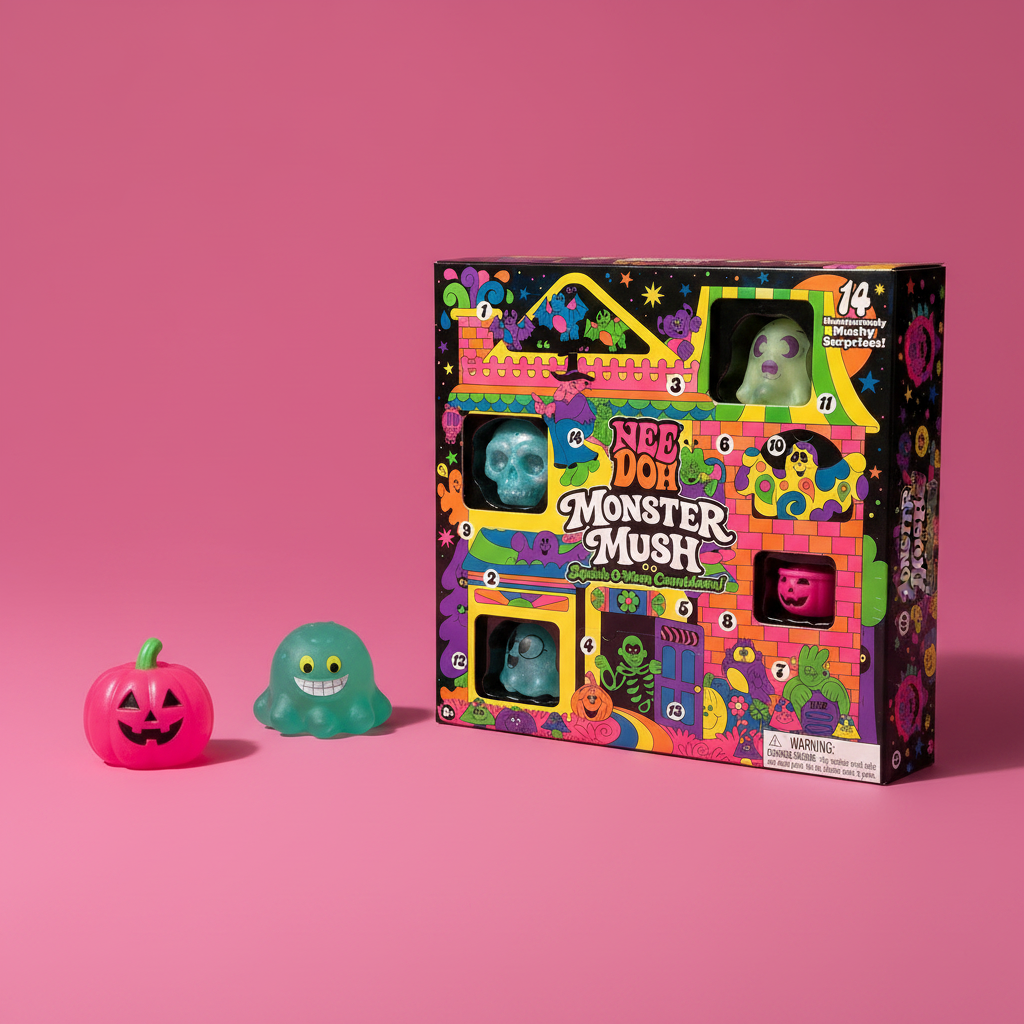 NeeDoh Monster Mush Squish-O-Ween Countdown